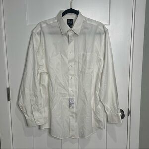 NWT Jos. A. Bank Traveler White Mens Dress Shirt Sz 16-34 Wrinkle Free